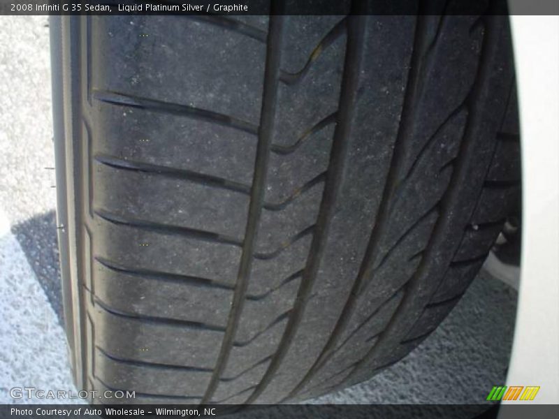 Liquid Platinum Silver / Graphite 2008 Infiniti G 35 Sedan
