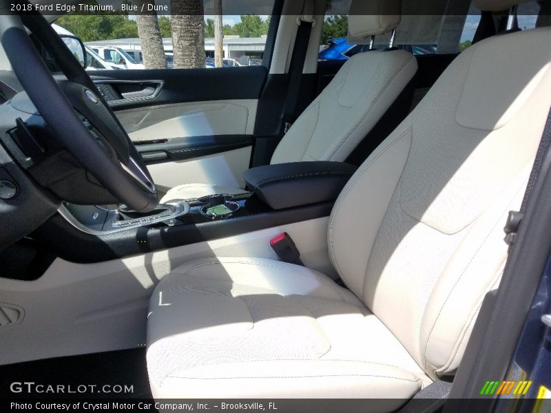 Blue / Dune 2018 Ford Edge Titanium
