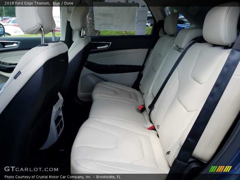 Blue / Dune 2018 Ford Edge Titanium