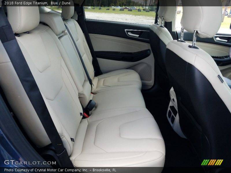 Blue / Dune 2018 Ford Edge Titanium