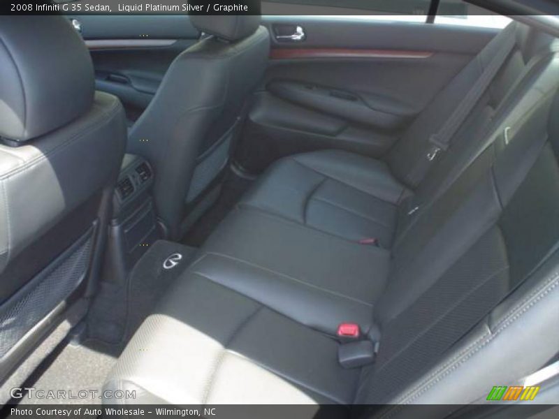 Liquid Platinum Silver / Graphite 2008 Infiniti G 35 Sedan