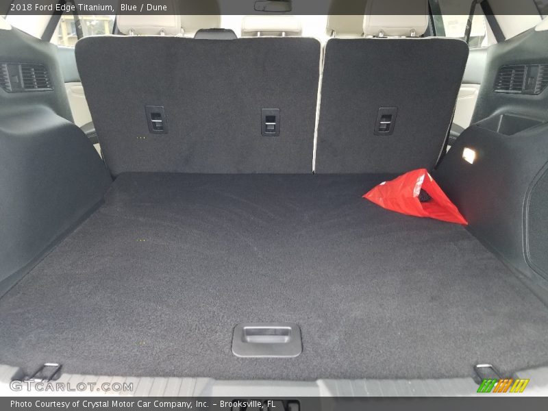 Blue / Dune 2018 Ford Edge Titanium