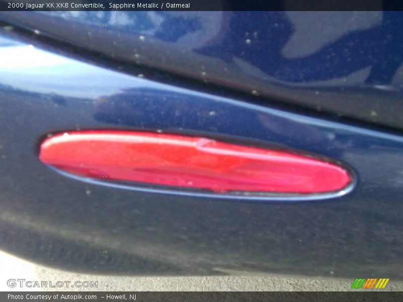 Sapphire Metallic / Oatmeal 2000 Jaguar XK XK8 Convertible