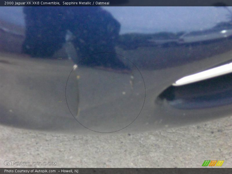 Sapphire Metallic / Oatmeal 2000 Jaguar XK XK8 Convertible