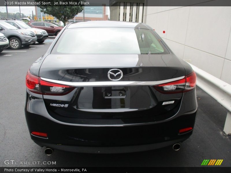 Jet Black Mica / Black 2016 Mazda Mazda6 Sport