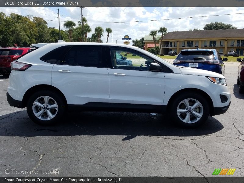 Oxford White / Dune 2018 Ford Edge SE