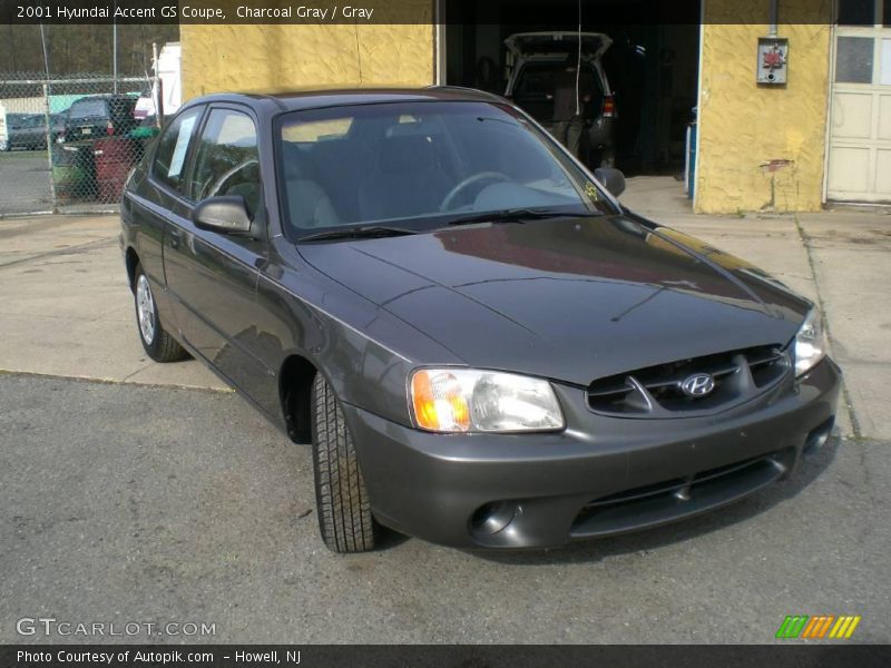 Charcoal Gray / Gray 2001 Hyundai Accent GS Coupe