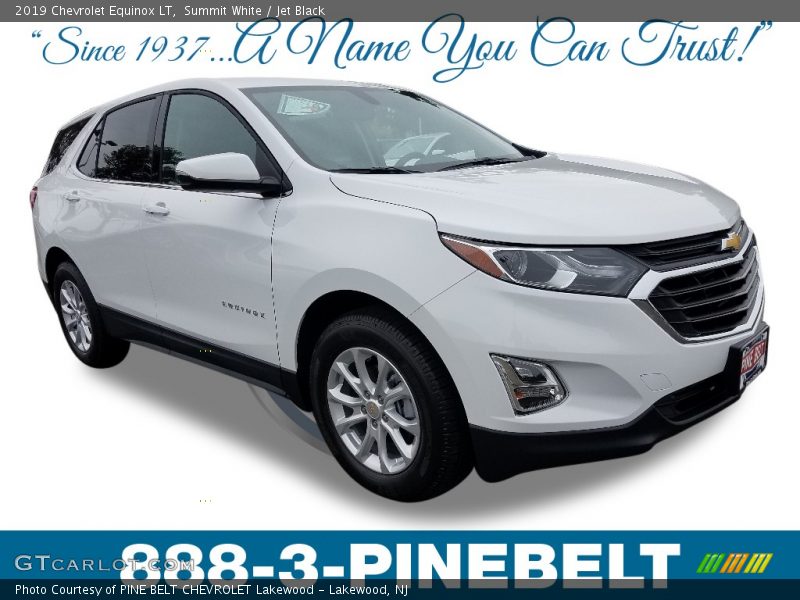 Summit White / Jet Black 2019 Chevrolet Equinox LT