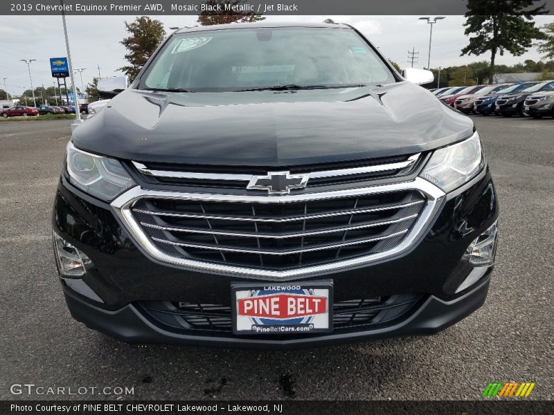 Mosaic Black Metallic / Jet Black 2019 Chevrolet Equinox Premier AWD