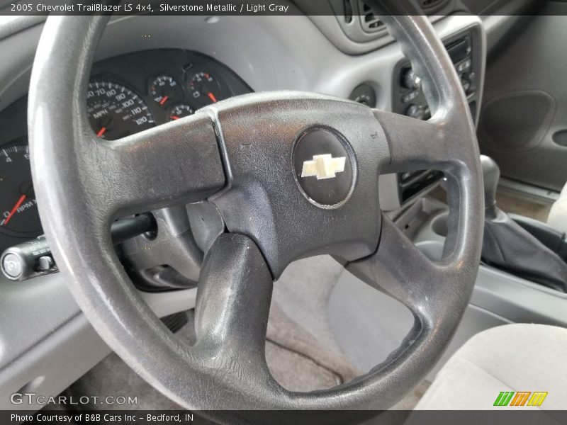 Silverstone Metallic / Light Gray 2005 Chevrolet TrailBlazer LS 4x4