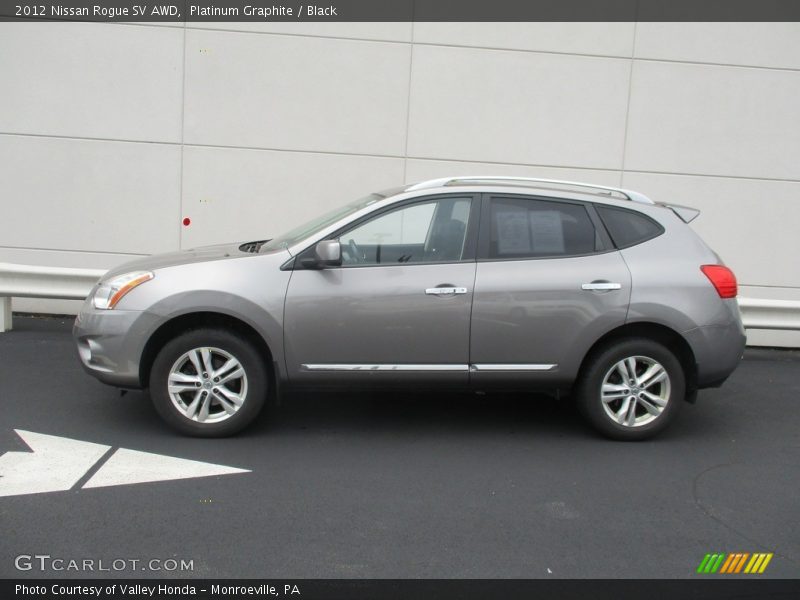 Platinum Graphite / Black 2012 Nissan Rogue SV AWD