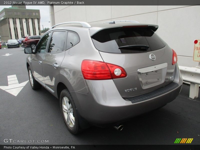 Platinum Graphite / Black 2012 Nissan Rogue SV AWD