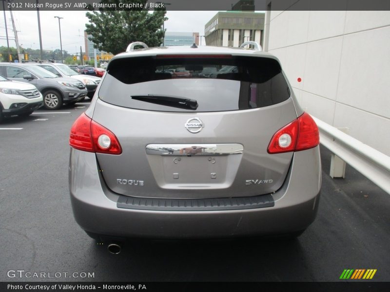 Platinum Graphite / Black 2012 Nissan Rogue SV AWD