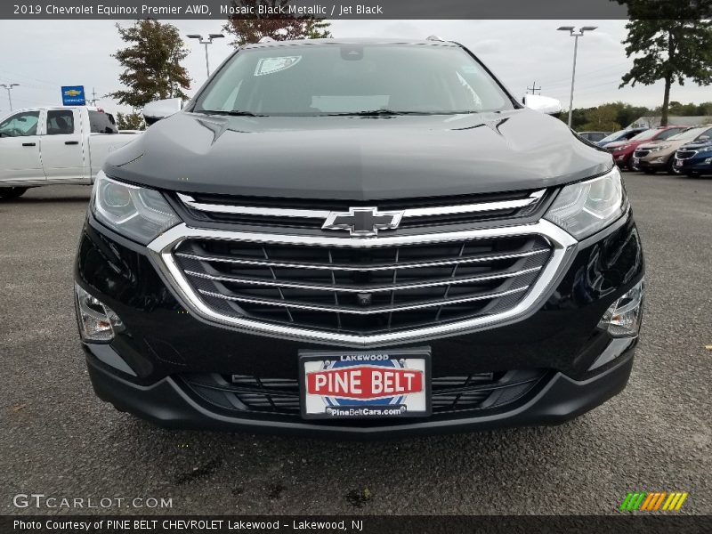 Mosaic Black Metallic / Jet Black 2019 Chevrolet Equinox Premier AWD