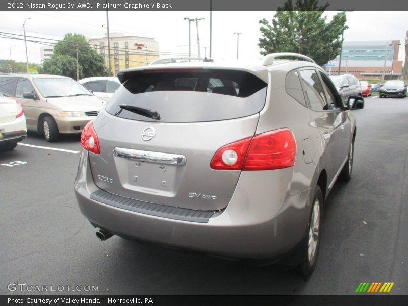 Platinum Graphite / Black 2012 Nissan Rogue SV AWD