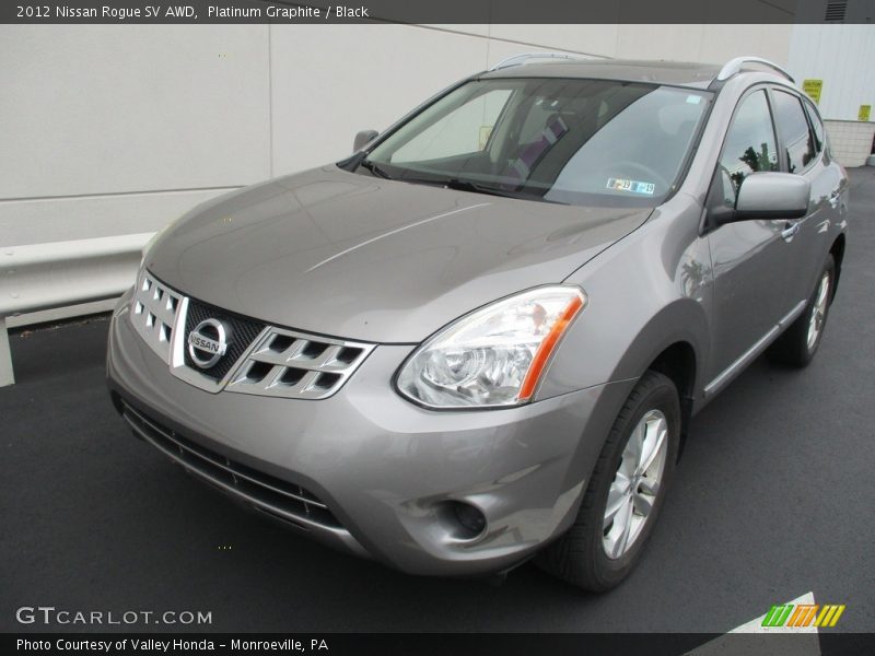 Platinum Graphite / Black 2012 Nissan Rogue SV AWD