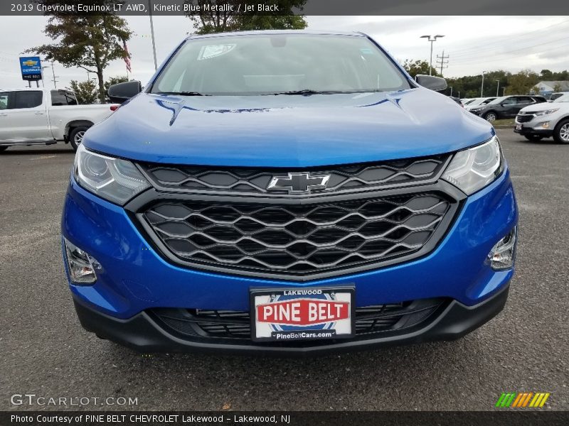 Kinetic Blue Metallic / Jet Black 2019 Chevrolet Equinox LT AWD