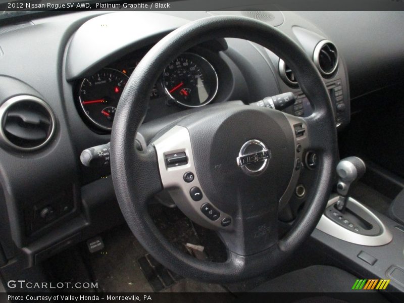 Platinum Graphite / Black 2012 Nissan Rogue SV AWD