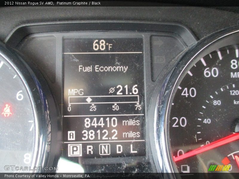 Platinum Graphite / Black 2012 Nissan Rogue SV AWD