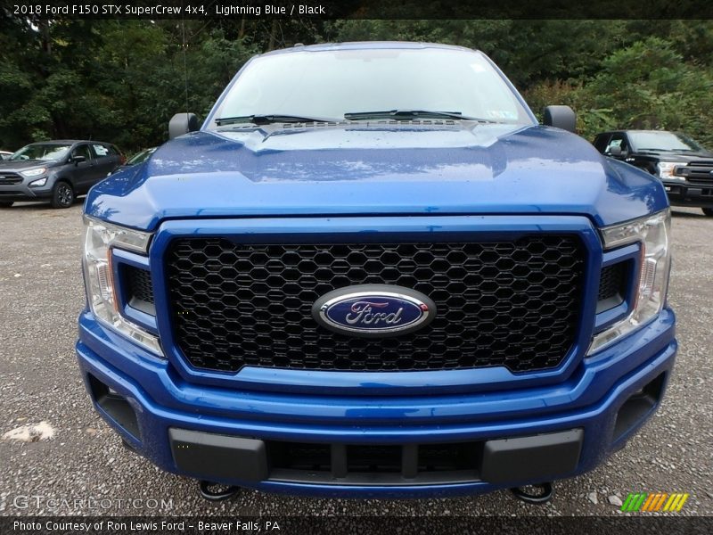 Lightning Blue / Black 2018 Ford F150 STX SuperCrew 4x4