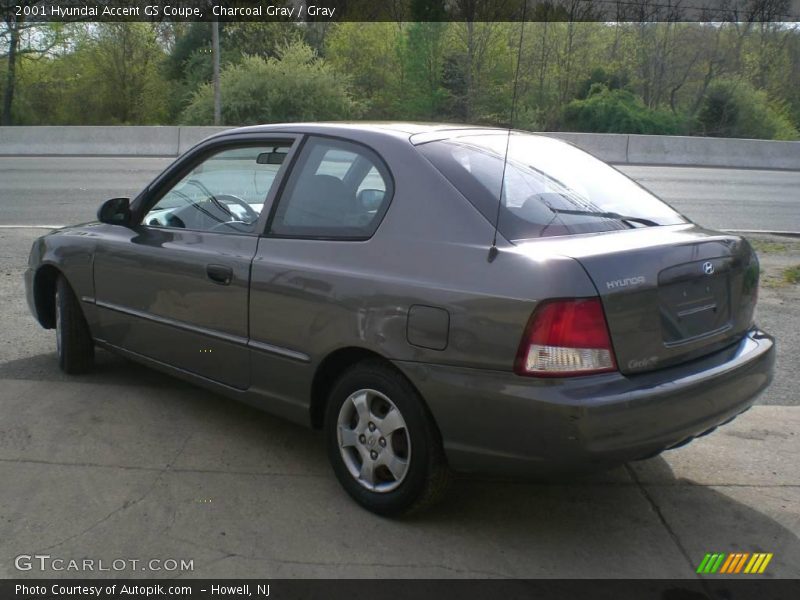 Charcoal Gray / Gray 2001 Hyundai Accent GS Coupe