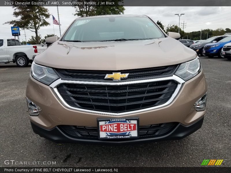 Sandy Ridge Metallic / Jet Black 2019 Chevrolet Equinox LT AWD