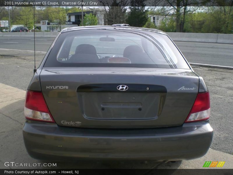 Charcoal Gray / Gray 2001 Hyundai Accent GS Coupe