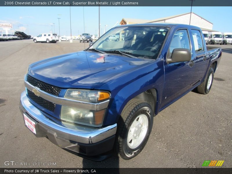 Superior Blue Metallic / Light Cashmere 2006 Chevrolet Colorado LT Crew Cab