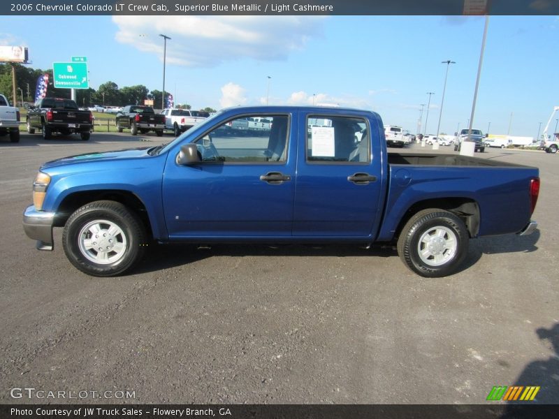 Superior Blue Metallic / Light Cashmere 2006 Chevrolet Colorado LT Crew Cab