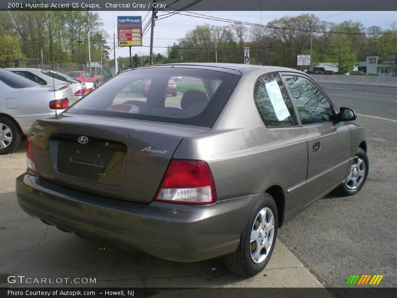 Charcoal Gray / Gray 2001 Hyundai Accent GS Coupe