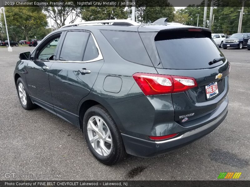 Nightfall Gray Metallic / Jet Black 2019 Chevrolet Equinox Premier AWD
