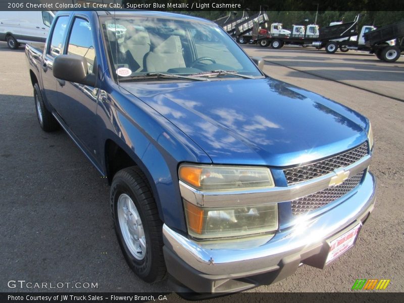 Superior Blue Metallic / Light Cashmere 2006 Chevrolet Colorado LT Crew Cab