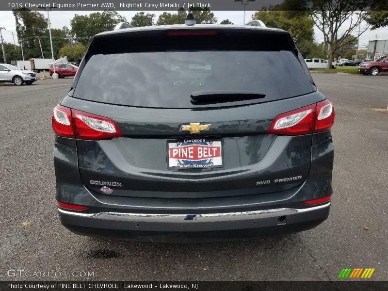 Nightfall Gray Metallic / Jet Black 2019 Chevrolet Equinox Premier AWD