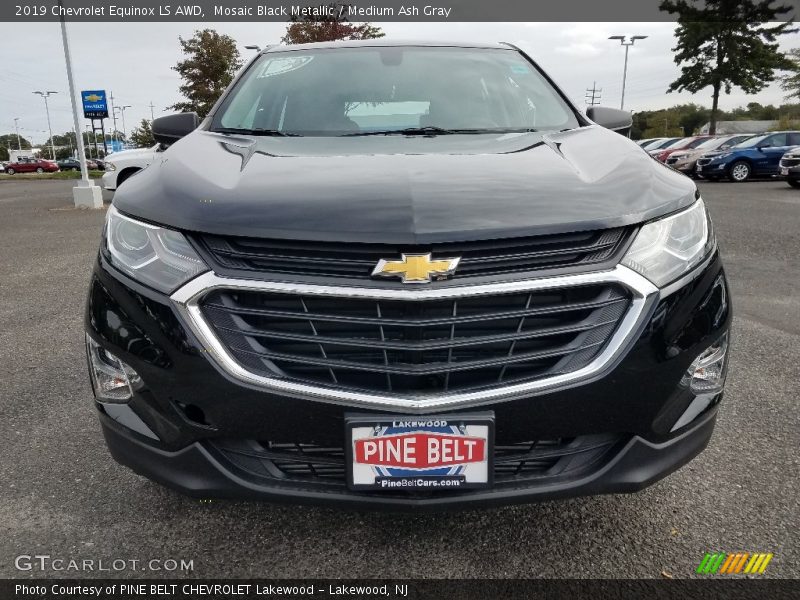Mosaic Black Metallic / Medium Ash Gray 2019 Chevrolet Equinox LS AWD