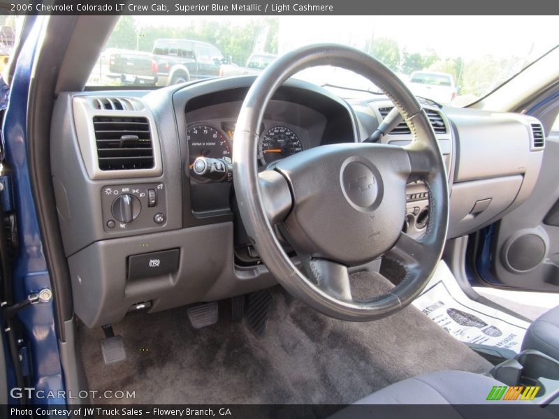 Superior Blue Metallic / Light Cashmere 2006 Chevrolet Colorado LT Crew Cab