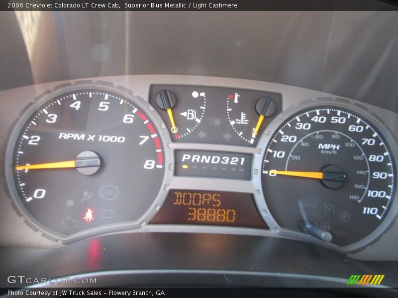 Superior Blue Metallic / Light Cashmere 2006 Chevrolet Colorado LT Crew Cab