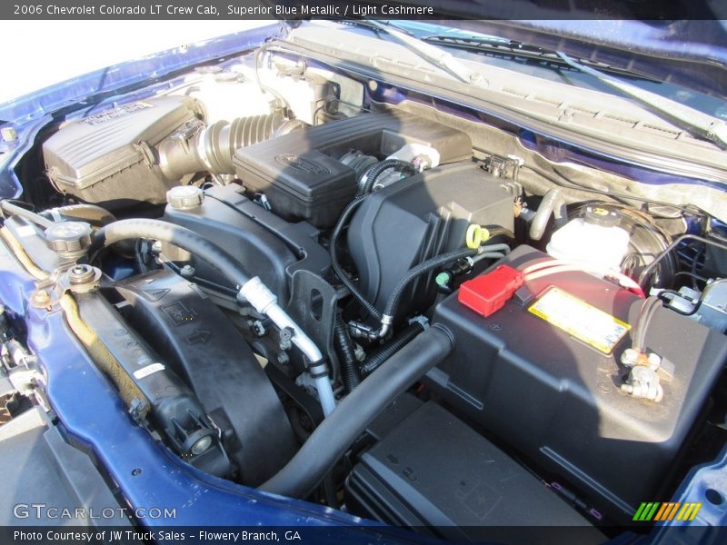 Superior Blue Metallic / Light Cashmere 2006 Chevrolet Colorado LT Crew Cab