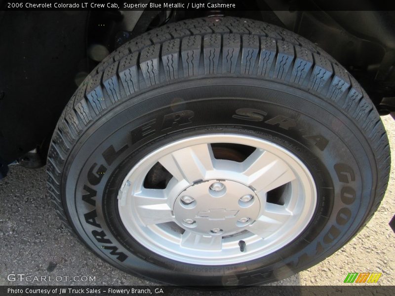 Superior Blue Metallic / Light Cashmere 2006 Chevrolet Colorado LT Crew Cab