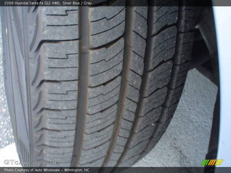 Silver Blue / Gray 2008 Hyundai Santa Fe GLS 4WD