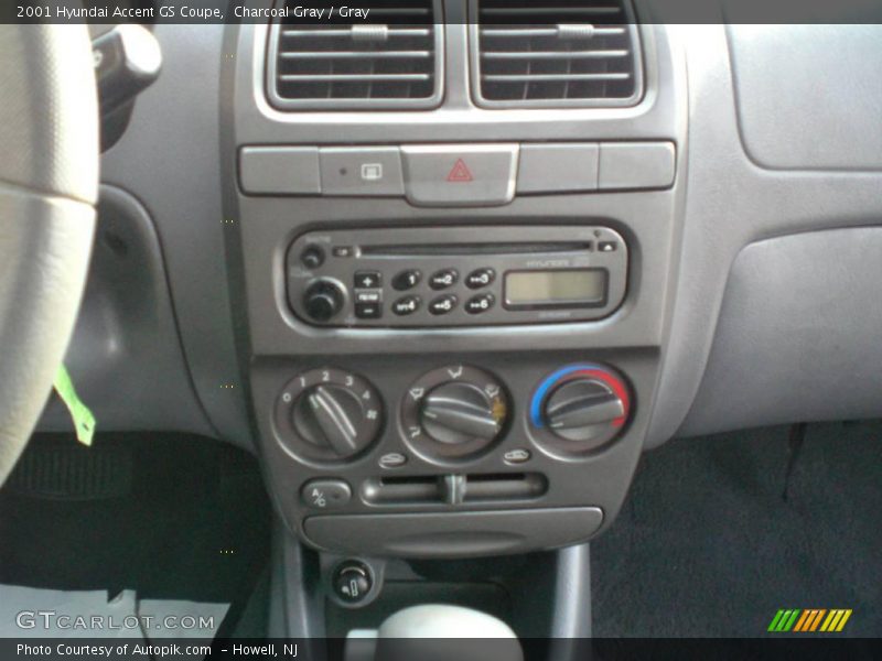 Charcoal Gray / Gray 2001 Hyundai Accent GS Coupe