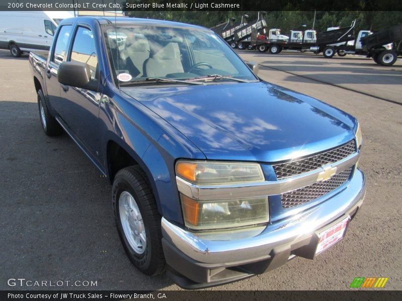 Superior Blue Metallic / Light Cashmere 2006 Chevrolet Colorado LT Crew Cab