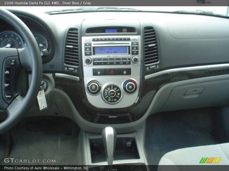 Silver Blue / Gray 2008 Hyundai Santa Fe GLS 4WD