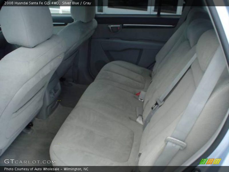 Silver Blue / Gray 2008 Hyundai Santa Fe GLS 4WD