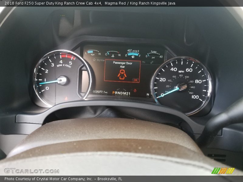 Magma Red / King Ranch Kingsville Java 2018 Ford F250 Super Duty King Ranch Crew Cab 4x4