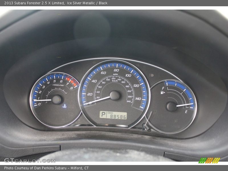 Ice Silver Metallic / Black 2013 Subaru Forester 2.5 X Limited