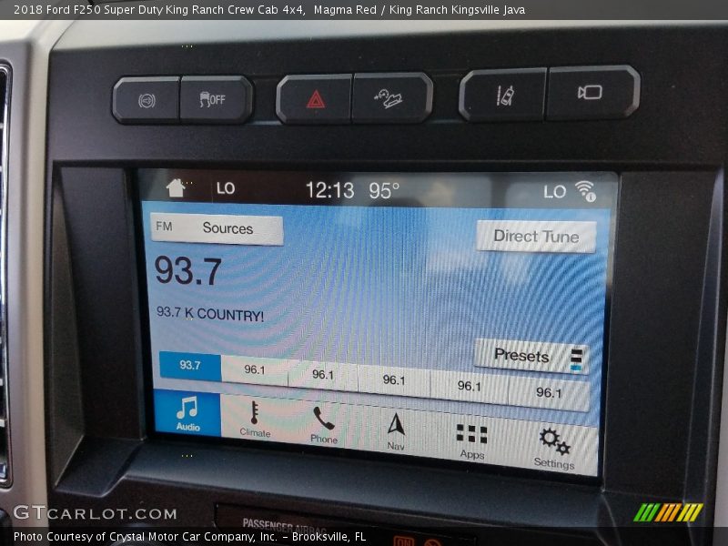 Magma Red / King Ranch Kingsville Java 2018 Ford F250 Super Duty King Ranch Crew Cab 4x4