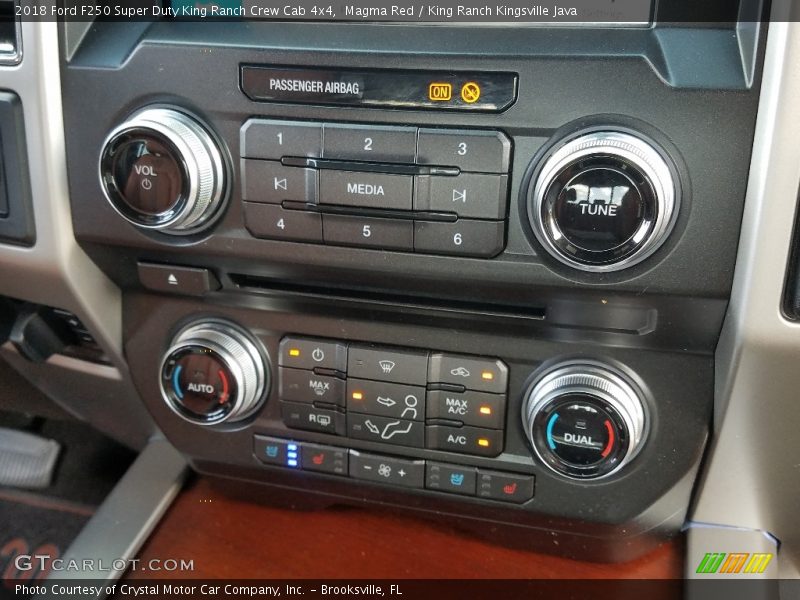 Magma Red / King Ranch Kingsville Java 2018 Ford F250 Super Duty King Ranch Crew Cab 4x4