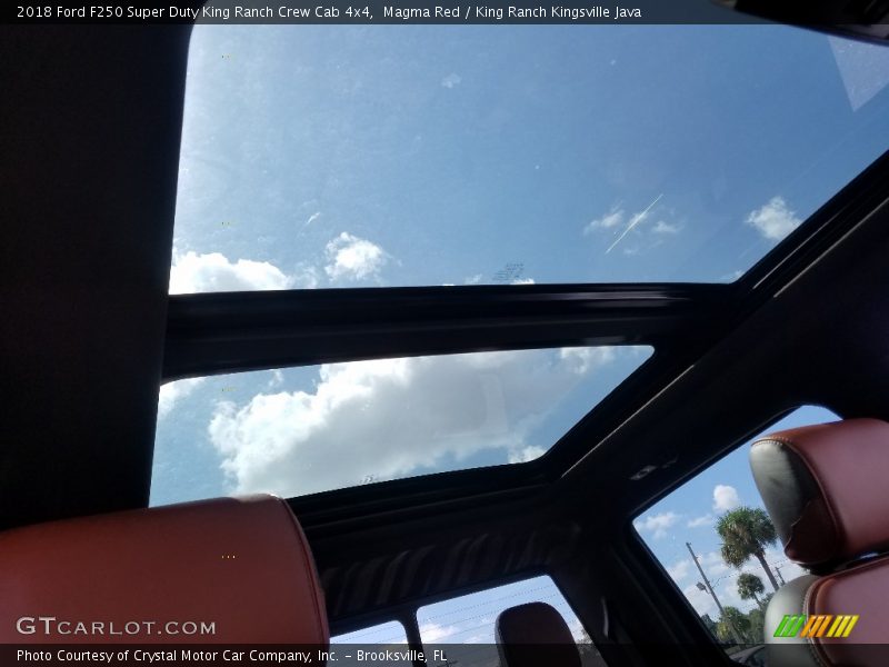 Magma Red / King Ranch Kingsville Java 2018 Ford F250 Super Duty King Ranch Crew Cab 4x4
