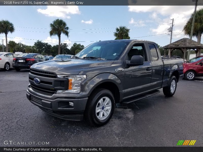 Magnetic / Earth Gray 2018 Ford F150 XL SuperCab