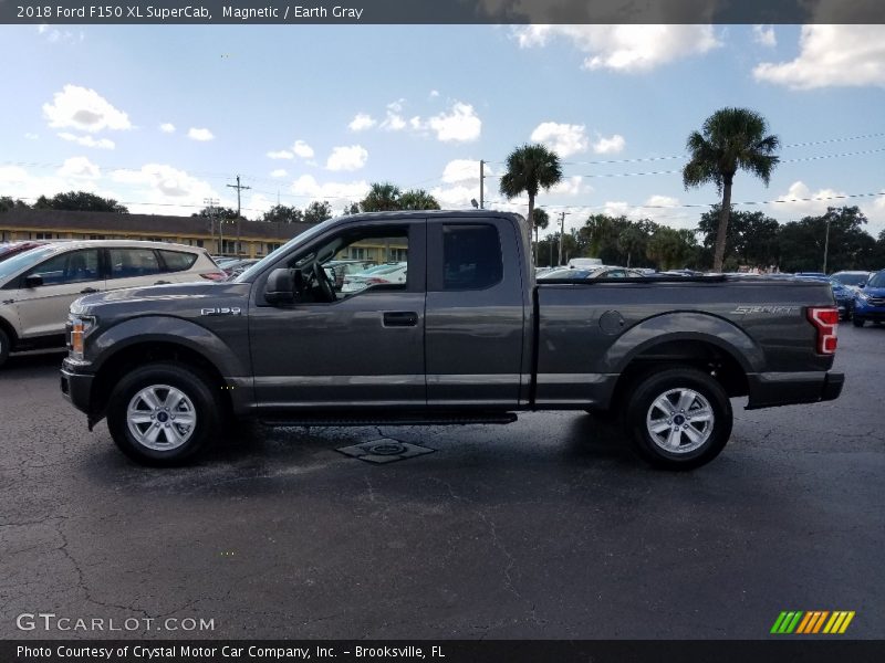 Magnetic / Earth Gray 2018 Ford F150 XL SuperCab